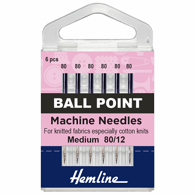 H101.80 Ball Point Size 80/12 Sewing Machine Needle